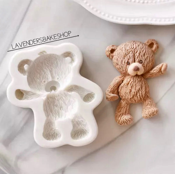 Fuzzy Teddy Bear – Lavender's Bake Shop