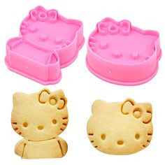 Hello Kitty 2pc Cutter Set